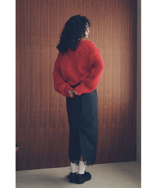 YOOU（ユー）の「Big slab short cardigan（ビックスクラブ