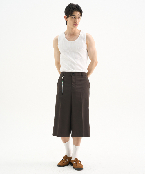 TRIP LE SENS（トリップ ル センス）の「カスタムワイドバミューダパンツ_ネイビー（その他パンツ・メンズ・その他・MEDIUM/LARGE/SMALL）」の3枚目の写真