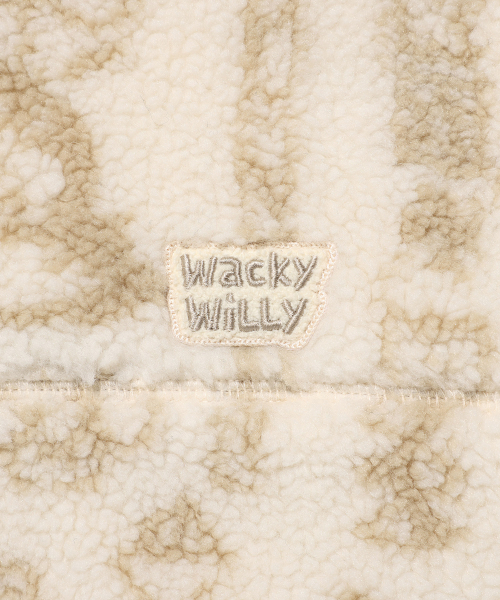Wacky WiLLy(ワッキーウィリー)の「フリースパターンフードジャケットクリーム(その他アウター・レディース・その他・SMALL/MEDIUM/LARGE/X-LARGE)」の5枚目の写真