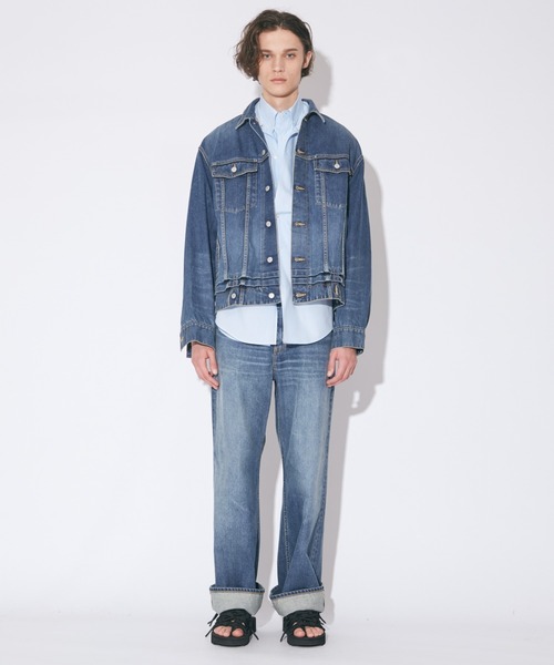 beautiful people（ビューティフルピープル）の「double-end selvedge denimblouson vintage（デニムジャケット・メンズ・ブラック/インディゴブルー・38）」の20枚目の写真