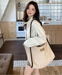 FREE STYLISTS（フリー スタイリスト）の「Y2K コーデュロイビッグトートバッグ 【A4サイズ収納可能】 《通勤・通学に！》（トートバッグ）」