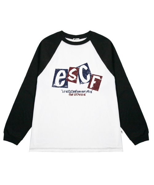 ESCAPEFROM(エスケープフロム)の「スクエアヴィンテージロゴプリントロングスリーブブラック(Tシャツ/カットソー・レディース・その他・MEDIUM/LARGE/SMALL)」の2枚目の写真