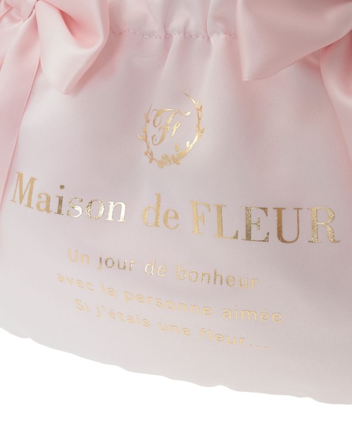 Maison de FLEUR(メゾンドフルール)の「クリアダブルリボン2Wayトート(トートバッグ・レディース・アイボリー/ブラック/ブルー/ピンク/レッド・FREE)」の15枚目の写真