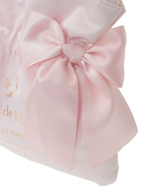 Maison de FLEUR(メゾンドフルール)の「クリアダブルリボン2Wayトート(トートバッグ・レディース・アイボリー/ブラック/ブルー/ピンク/レッド・FREE)」の16枚目の写真