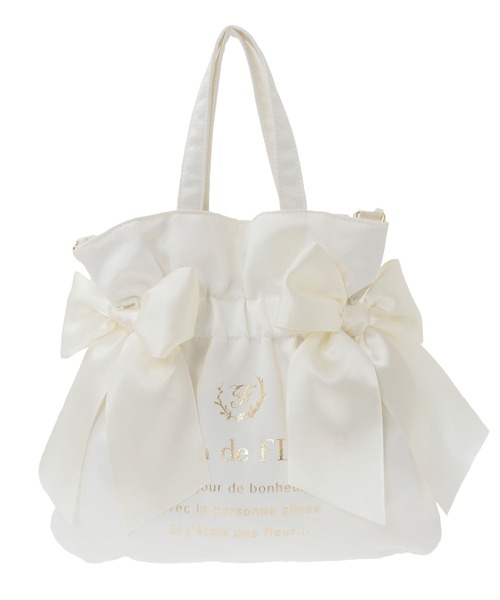 クリアダブルリボン2Wayトート（トートバッグ）｜Maison de FLEUR