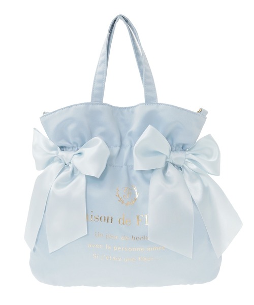 クリアダブルリボン2Wayトート（トートバッグ）｜Maison de FLEUR