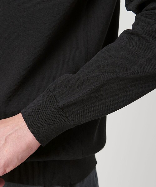 BEAUTY&YOUTH UNITED ARROWS(ビューティーアンドユースユナイテッドアローズ)の「【WEB限定 WARDROBE SMART】KOUKIN ハイゲージ ニット ポロシャツ【抗菌・防臭】(ニット/セーター・メンズ・ネイビー/ナチュラル/ブラック・S/M/L/XL)」の17枚目の写真