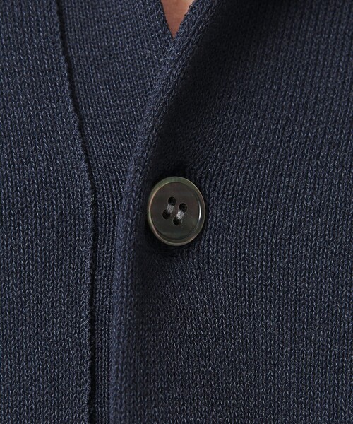 BEAUTY&YOUTH UNITED ARROWS(ビューティーアンドユースユナイテッドアローズ)の「【WEB限定 WARDROBE SMART】KOUKIN ハイゲージ ニット ポロシャツ【抗菌・防臭】(ニット/セーター・メンズ・ネイビー/ナチュラル/ブラック・S/M/L/XL)」の20枚目の写真