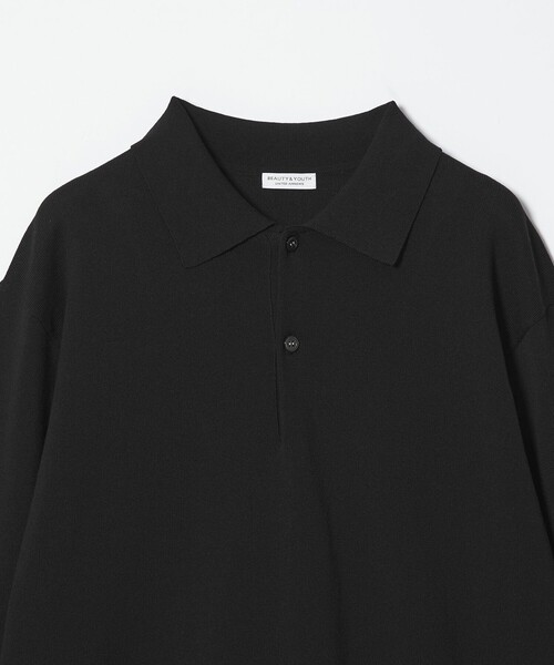 WEB限定 WARDROBE SMART】KOUKIN ハイゲージ ニット ポロシャツ【抗菌