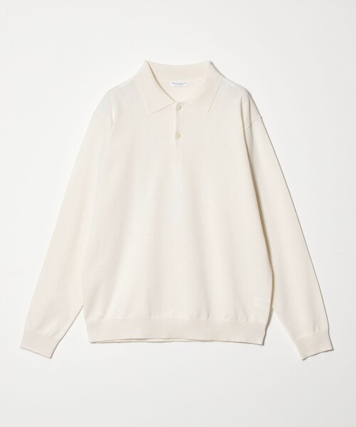 WEB限定 WARDROBE SMART】KOUKIN ハイゲージ ニット ポロシャツ【抗菌