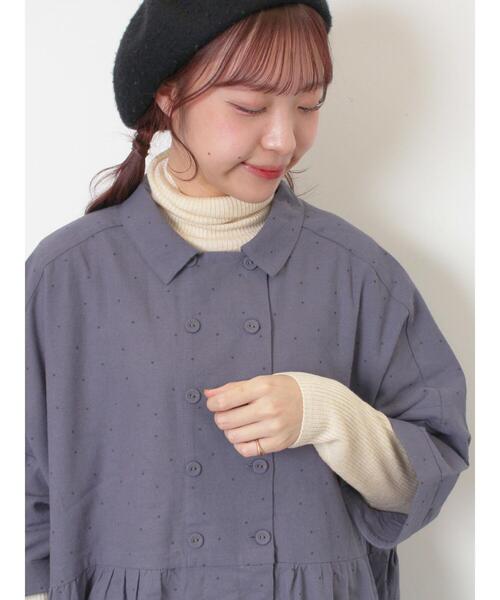 Samansa Mos2（サマンサ モスモス）の「【S/Mサイズ】ドルマンスリーブギャザーワンピース（ワンピース・レディース・ブラック/ブルー/モカ/ベージュ・M/S）」の22枚目の写真