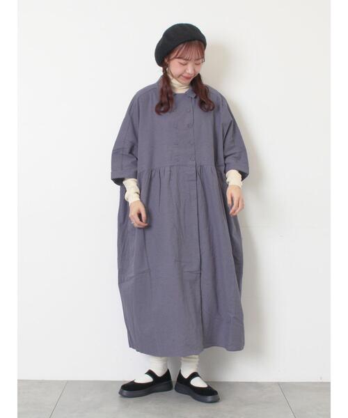 セール】【S/Mサイズ】ドルマンスリーブギャザーワンピース