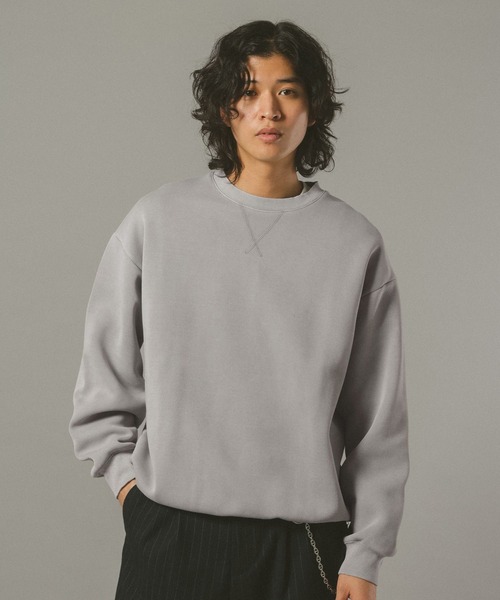 RAGEBLUE(レイジブルー)の「ピグメント加工/ダンボールスウェット(スウェット・メンズ・ネイビー/ダークグレー/グレー・MEDIUM/LARGE)」の2枚目の写真