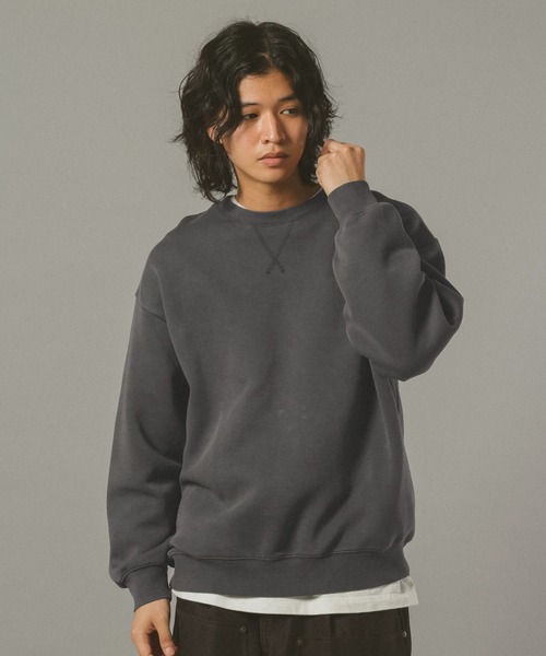 RAGEBLUE(レイジブルー)の「ピグメント加工/ダンボールスウェット(スウェット・メンズ・ネイビー/ダークグレー/グレー・MEDIUM/LARGE)」の18枚目の写真