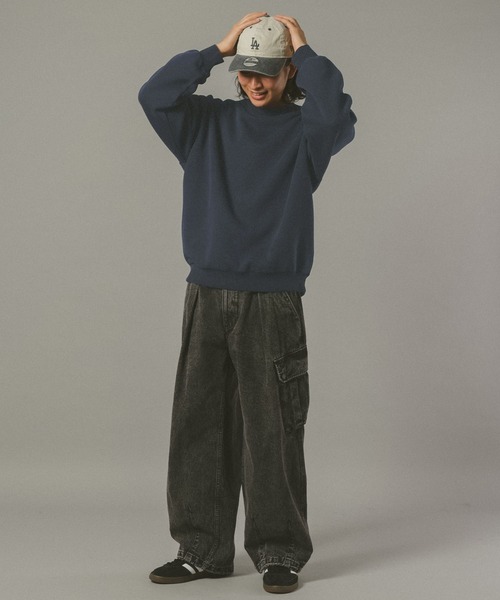 RAGEBLUE(レイジブルー)の「ピグメント加工/ダンボールスウェット(スウェット・メンズ・ネイビー/ダークグレー/グレー・MEDIUM/LARGE)」の22枚目の写真