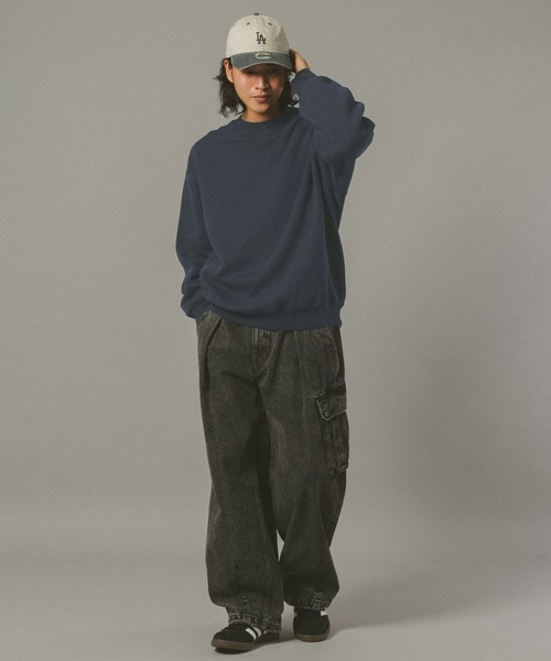 RAGEBLUE(レイジブルー)の「ピグメント加工/ダンボールスウェット(スウェット・メンズ・ネイビー/ダークグレー/グレー・MEDIUM/LARGE)」の12枚目の写真