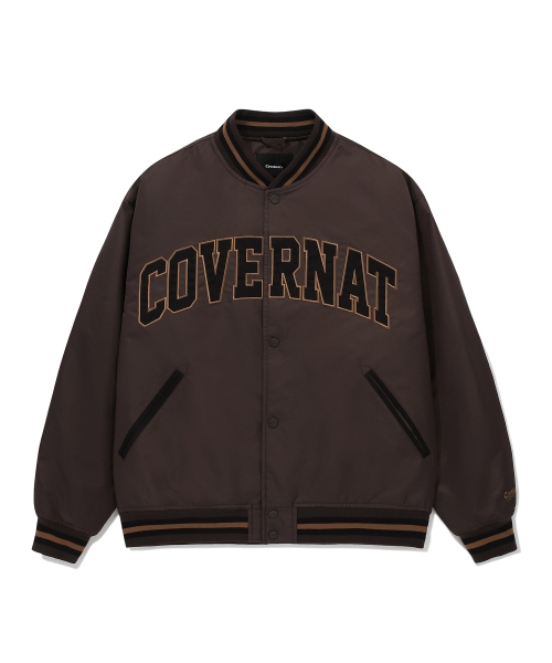 COVERNAT(カバーナット)の「アーチロゴサテンバスティブラウン(その他アウター・レディース・その他・SMALL/MEDIUM/LARGE/X-LARGE)」の2枚目の写真