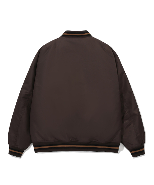 COVERNAT(カバーナット)の「アーチロゴサテンバスティブラウン(その他アウター・レディース・その他・SMALL/MEDIUM/LARGE/X-LARGE)」の3枚目の写真