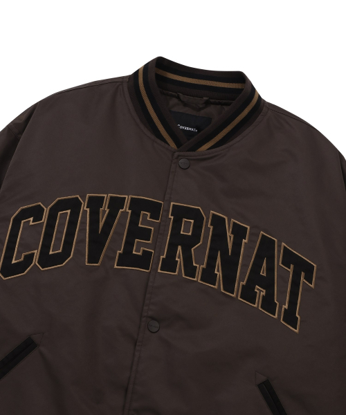 COVERNAT(カバーナット)の「アーチロゴサテンバスティブラウン(その他アウター・レディース・その他・SMALL/MEDIUM/LARGE/X-LARGE)」の4枚目の写真