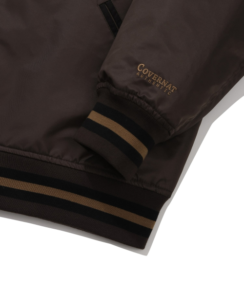COVERNAT(カバーナット)の「アーチロゴサテンバスティブラウン(その他アウター・レディース・その他・SMALL/MEDIUM/LARGE/X-LARGE)」の6枚目の写真