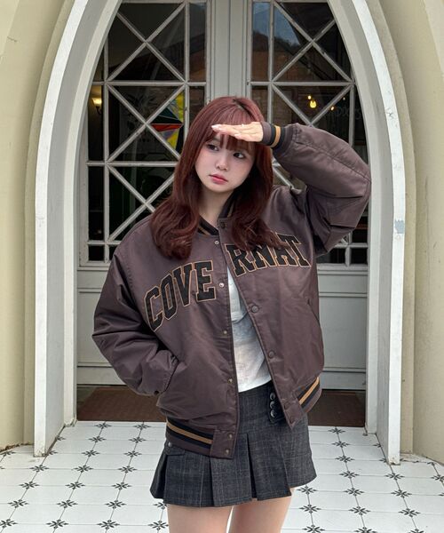 COVERNAT(カバーナット)の「アーチロゴサテンバスティブラウン(その他アウター・レディース・その他・SMALL/MEDIUM/LARGE/X-LARGE)」の19枚目の写真