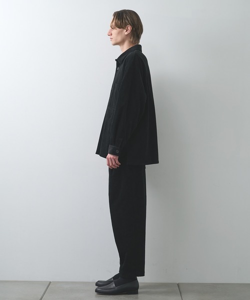 STILL BY HAND（スティルバイハンド）の「【STILL BY HAND】Corduroy shirt jacket（シャツ/ブラウス・メンズ・ダークグレー/ブラック・46/48）」の8枚目の写真