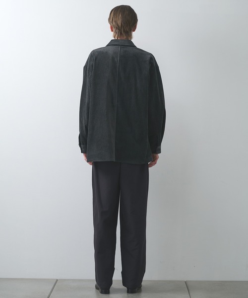STILL BY HAND（スティルバイハンド）の「【STILL BY HAND】Corduroy shirt jacket（シャツ/ブラウス・メンズ・ダークグレー/ブラック・46/48）」の12枚目の写真