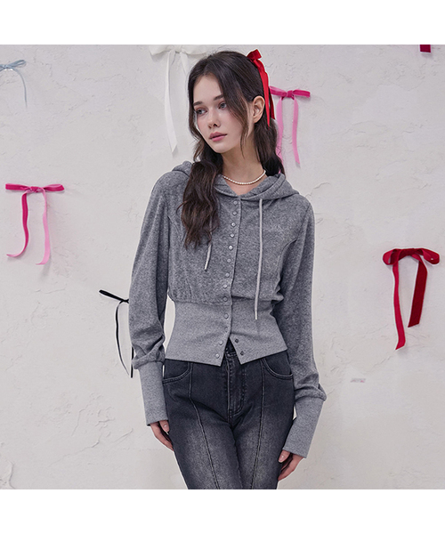 Serena Snap Hoody Zip-up — худи на молнии (4 цвета)