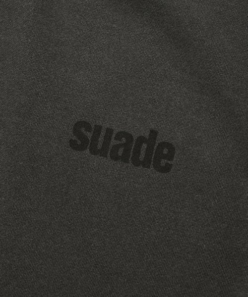 suade（スエード）の「WASHED LOGO CREWNECK [PIGMENT BLACK]（スウェット・レディース・その他・MEDIUM/LARGE/X-LARGE）」の4枚目の写真