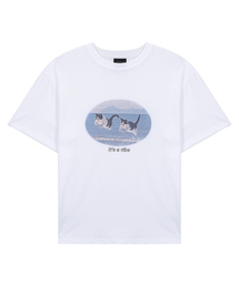 ITZAVIBE（イッザバイブ）の「SUMMER CAT T SHIRT（Tシャツ/カットソー）」
