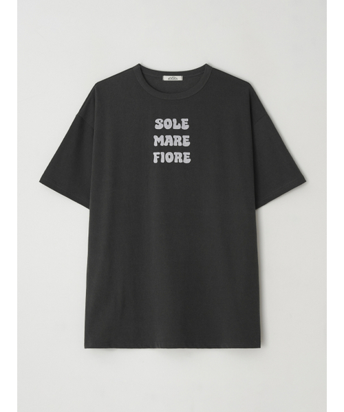RMRN(アルエームアルエヌ)の「SOLE MARE FIORE PIGMENT T-SHIRT(Tシャツ/カットソー・レディース・ピンク/ブルー/チャコール・1/2)」の5枚目の写真