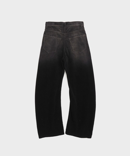 CONZ(コンズ)の「CORDUROY BLAST PAINT CURVED LEG PANTS(その他パンツ・レディース・ブラック/ライトベージュ・1/2/3)」の14枚目の写真
