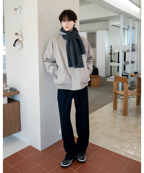 ASTLAY(アストレイ)の「Stella Belt Pants (Navy)(スラックス・メンズ・その他・2/3)」の1枚目の写真