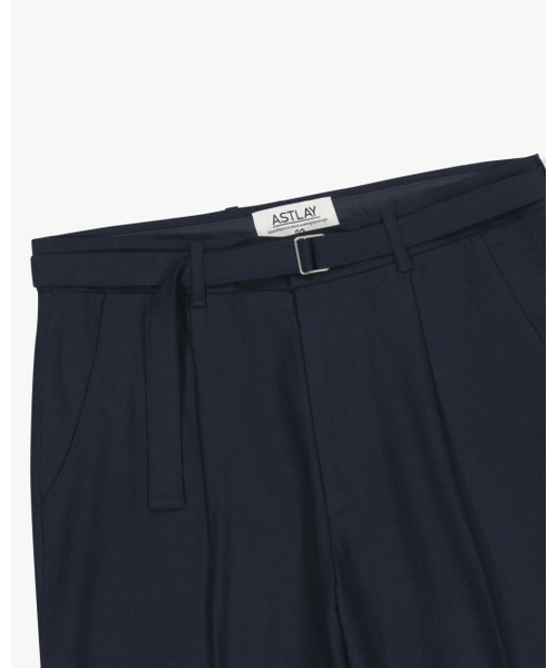 ASTLAY(アストレイ)の「Stella Belt Pants (Navy)(スラックス・メンズ・その他・2/3)」の7枚目の写真