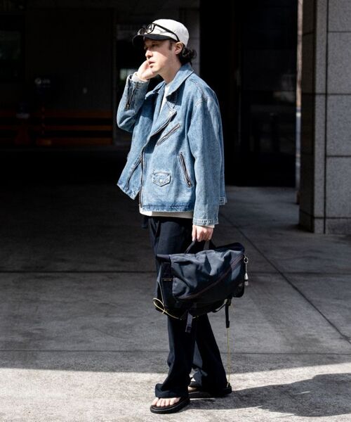 ASTLAY(アストレイ)の「Stella Belt Pants (Navy)(スラックス・メンズ・その他・2/3)」の4枚目の写真