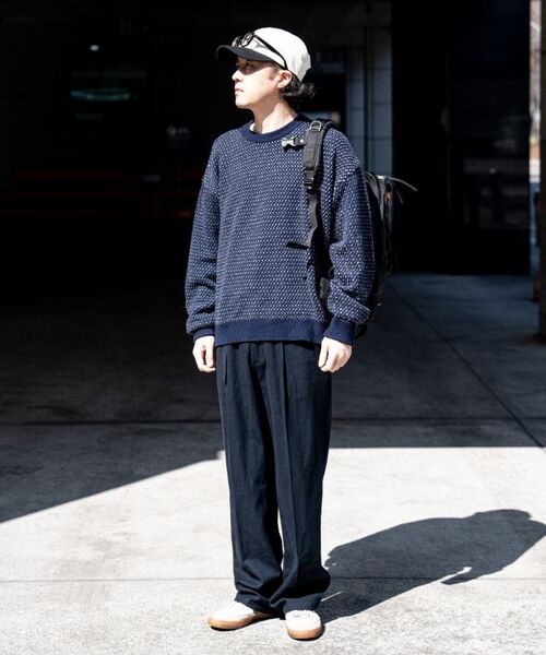 ASTLAY(アストレイ)の「Stella Belt Pants (Navy)(スラックス・メンズ・その他・2/3)」の6枚目の写真