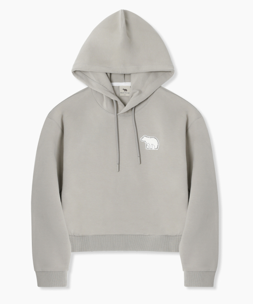 BEARHOUSE(ベアハウス)の「クラウド セミクロップフードパーカー_BG(パーカー・レディース・その他・SMALL/MEDIUM)」の1枚目の写真