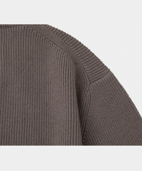 LETTERCOMO(レテルコモ)の「エッセンシャルハッチラウンドニットココブラウン(ニット/セーター・レディース・その他・MEDIUM/LARGE)」の4枚目の写真