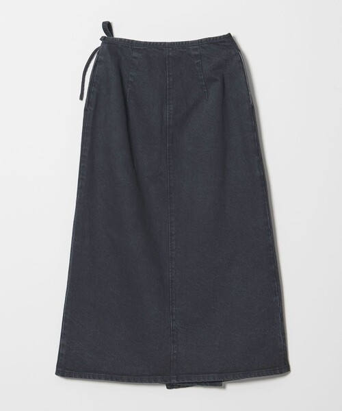 Steven Alan（スティーブンアラン）の「＜Steven Alan＞コットン ラップ デニムスカート（デニムスカート・レディース・オフホワイト/ブラック・M/S）」の14枚目の写真