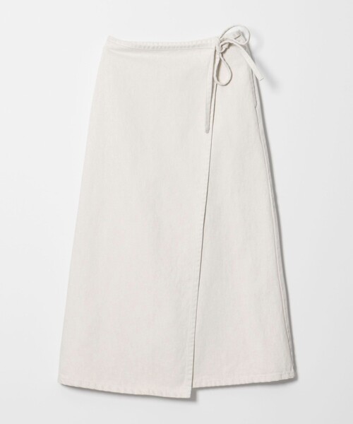 Steven Alan（スティーブンアラン）の「＜Steven Alan＞コットン ラップ デニムスカート（デニムスカート・レディース・オフホワイト/ブラック・M/S）」の20枚目の写真