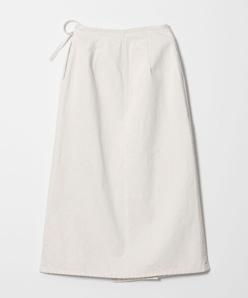 Steven Alan（スティーブンアラン）の「＜Steven Alan＞コットン ラップ デニムスカート（デニムスカート・レディース・オフホワイト/ブラック・M/S）」の21枚目の写真