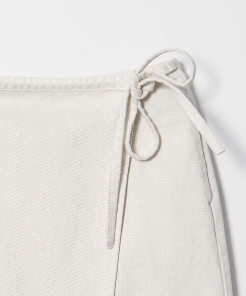 Steven Alan（スティーブンアラン）の「＜Steven Alan＞コットン ラップ デニムスカート（デニムスカート・レディース・オフホワイト/ブラック・M/S）」の22枚目の写真