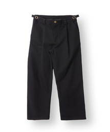 HOOVES（フーブス）の「フェイドコットンワンタックパンツ[ブラック]（その他パンツ）」