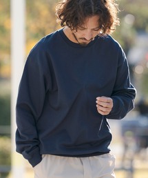 CAMBIO（カンビオ）の「msw1824- 11.2oz裏毛CNスウェット(HLCM0235)（スウェット）」