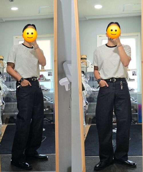 DECET（デケト）の「Curved Wide Jeans DCPT033CPIndigo2（デニムパンツ・レディース・その他・34/32/30/28/26）」の13枚目の写真