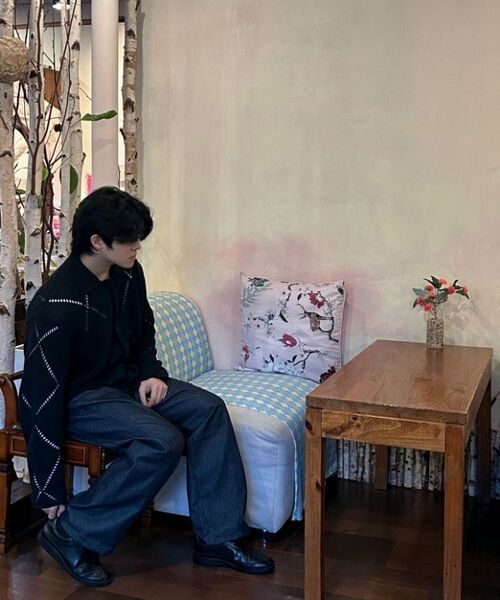 DECET（デケト）の「Curved Wide Jeans DCPT033CPIndigo2（デニムパンツ・レディース・その他・34/32/30/28/26）」の16枚目の写真