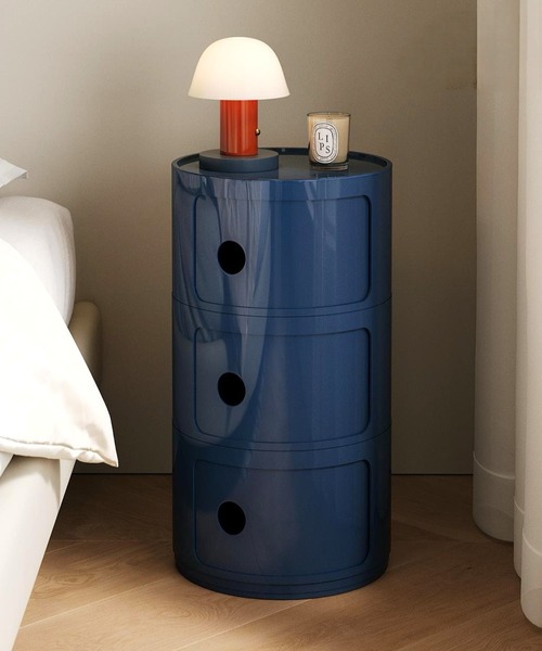 コンテンポラリーオープン収納チェスト3段（家具）｜Made in I（メイド