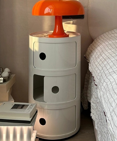 コンテンポラリーオープン収納チェスト3段（家具）｜Made in I（メイド