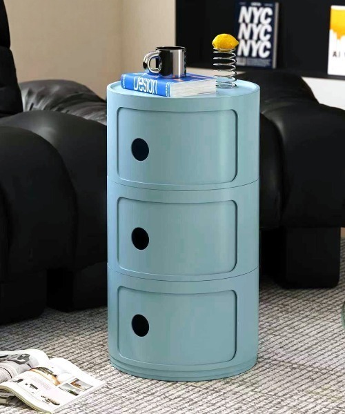 Made in I（メイドインアイ）の「コンテンポラリーオープン収納チェスト3段（家具・レディース・アイボリー/ライトブルー/グレー/ブルー/ミント/イエロー/ピンク/レッド/バーガンディー・FREE）」の12枚目の写真