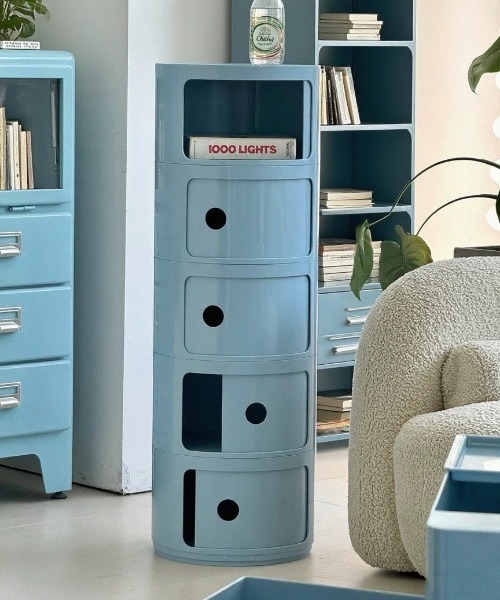 Made in I（メイドインアイ）の「コンテンポラリーオープン収納チェスト3段（家具・レディース・アイボリー/ライトブルー/グレー/ブルー/ミント/イエロー/ピンク/レッド/バーガンディー・FREE）」の15枚目の写真